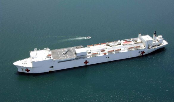 USNS Comfort zarpa hacia AL incluida República Dominicana en labor humanitaria