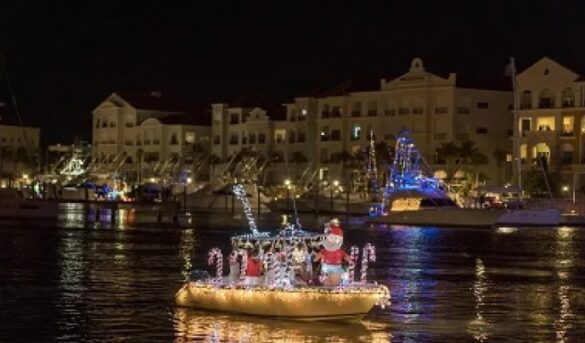La ciudad destino Cap Cana celebró su tradicional Christmas Boat Parade