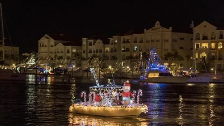 La ciudad destino Cap Cana celebró su tradicional Christmas Boat Parade
