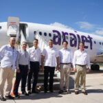 Arajet realiza vuelo de reconocimiento al aeropuerto de La Romana desde Bogotá