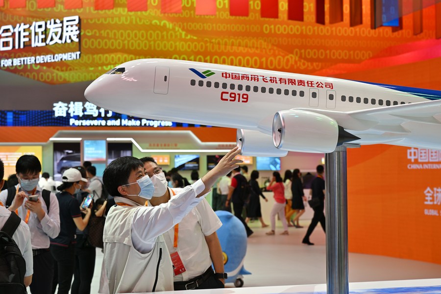 (Multimedia) Avión comercial chino de gran tamaño C919 recibe más de 1.000 pedidos