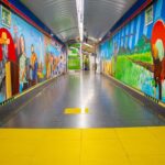 Música, historia, gente, ambiente y gastronomía de Nagua tiene ya dos murales en Metro de Madrid