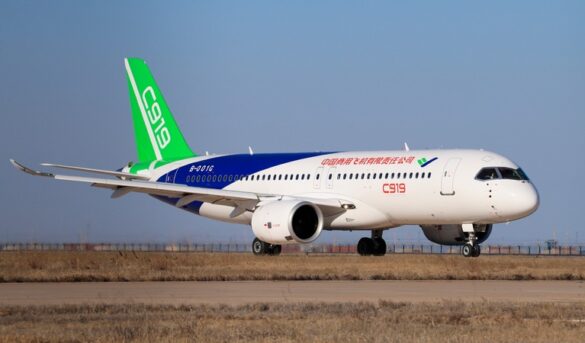 Vuelo de verificación de 100 horas del avión chino que amenaza a Boeing y Airbus