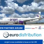 La compañía Eurodistribution anuncia acuerdo de distribución para la comercialización de la aerolínea Arajet en todos los mercados internacionales