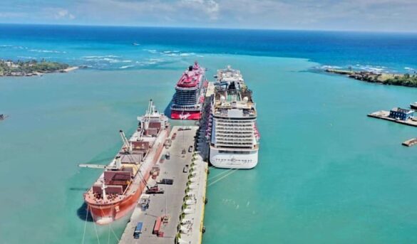 Operaciones en muelle de Puerto Plata siguen normales tras colisión de barco granelero