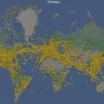 Cielos llenos de aviones: espectacular imagen que confirma el boom de la demanda