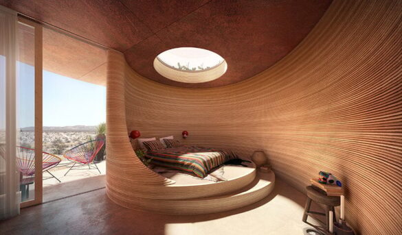 El primer hotel impreso en 3D abrirá sus puertas en Texas en 2024