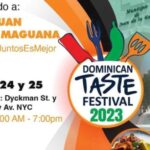 Anuncian la III edición del Dominican Taste Festival en New York el sábado 24 y domingo 25 de junio 2023
