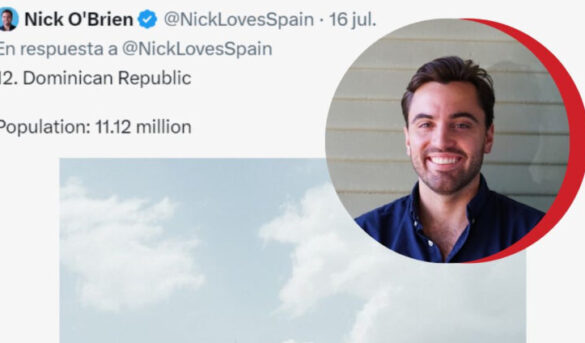 Nick O’Brien, el «influencer de turismo» que desata la ira de dominicanos