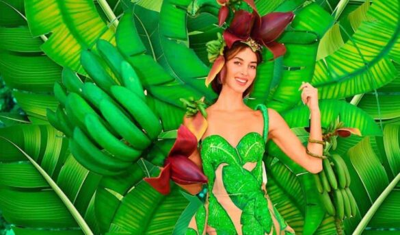 Mariana Downing deslumbra con traje típico inspirado en el 