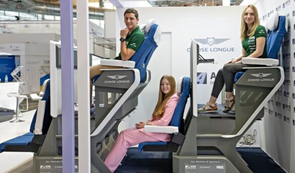 Volar en un ‘chaise longue’ o cómo un invento español está a punto de revolucionar el sector aeronáutico