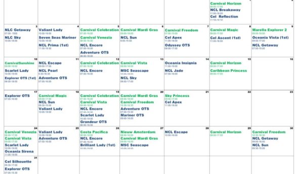 Puerto Plata afianza crecimiento de cruceros: recibirará 71 embarcaciones en diciembre
