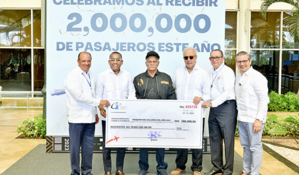 Aeropuerto Cibao celebra llegada dos millones de viajeros