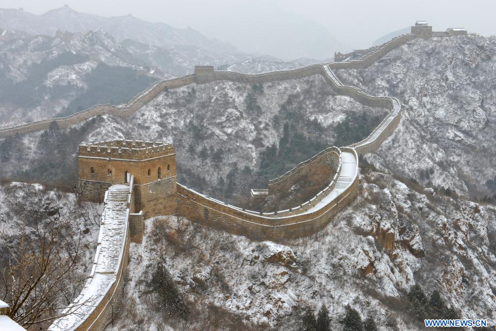 Paisaje nevado en China