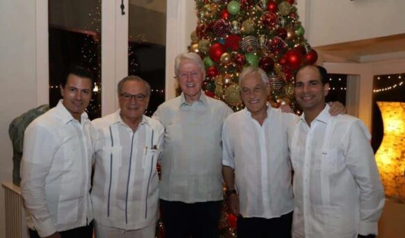 Punta Cana es el destino de los expresidentes Clinton, Piñera y Peña Nieto para recibir el 2024