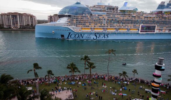 Icon of the Seas: el primer viaje del crucero más grande del mundo