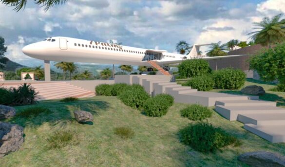 Grupo 7Palms presentó VOLAVILLE, su proyecto hotelero de aviones con un concepto inédito en el mundo