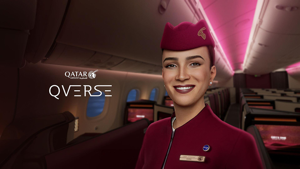 Qatar Airways presenta la primera tripulación de cabina virtual con Inteligencia Artificial