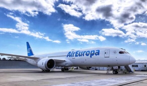 Air Europa anuncia para el 27 de junio primer vuelo ruta Madrid-Santiago