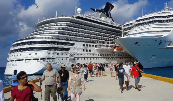 Casi un millón cruceristas llegan a R. Dominicana en primer trimestre