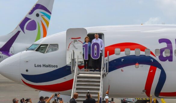La aerolínea dominicana Arajet recibe décima nave Boeing 737