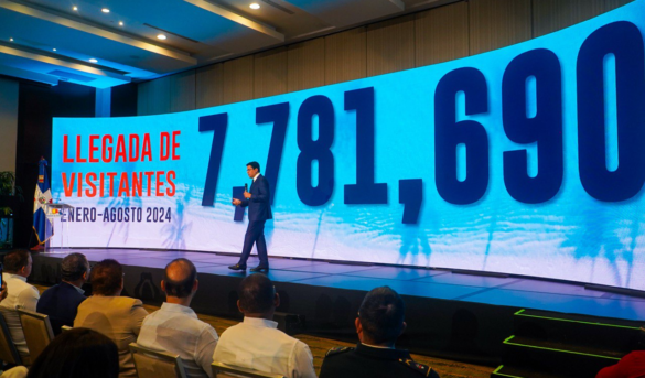 República Dominicana recibió en agosto unos 812,949 visitantes