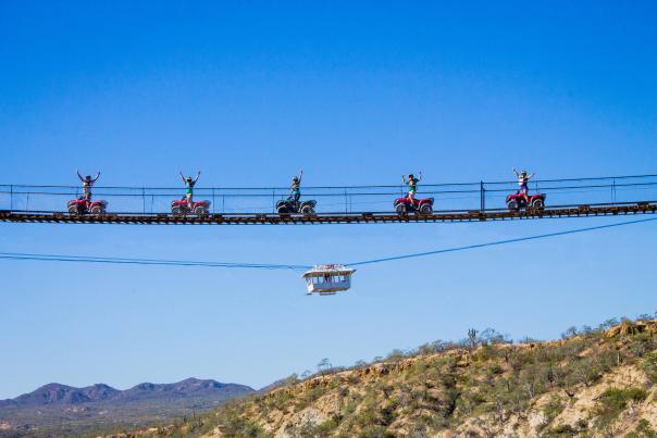 Los Cabos presenta uno de los puentes colgantes más largos del mundo