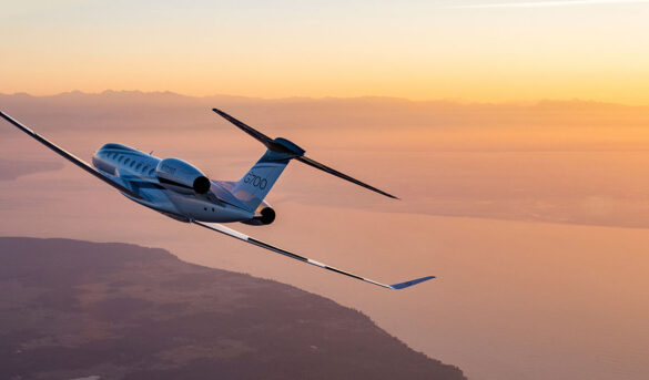 Exhiben el avión ejecutivo más moderno de Gulfstream