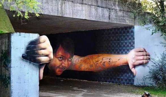 Un Artista Transforma Las Calles Con Sus Obras Callejeras En 3D.