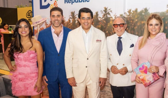 Collado promueve junto a Emilio Estefan el turismo dominicano