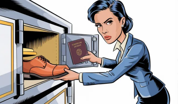 ¿Cuál es el lugar más seguro para guardar el pasaporte cuando viajas?