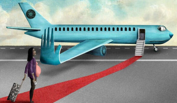 ¡Ayuda! Me negaron el embarque mientras estaba embarazada