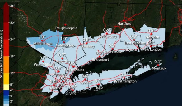 Blanca navidad en la ciudad de Nueva York: la primera en 15 años