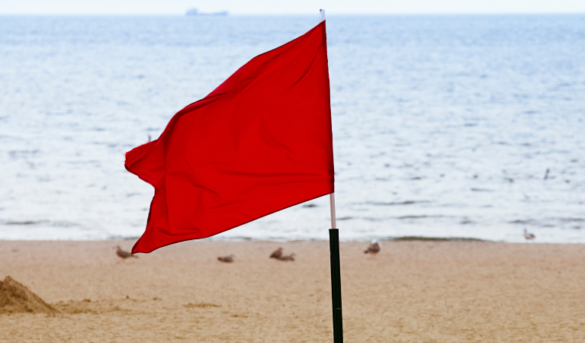 Banderas rojas en todas las playas de Puerto Plata por efectos del huracán Erin