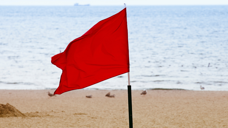 Banderas rojas en todas las playas de Puerto Plata por efectos del huracán Erin