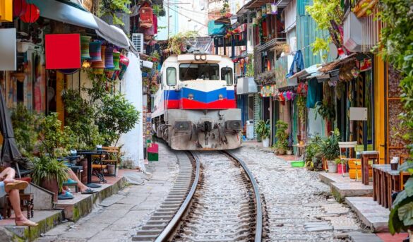 Esta es la calle atravesada por un tren que es de las más fotografiadas del mundo