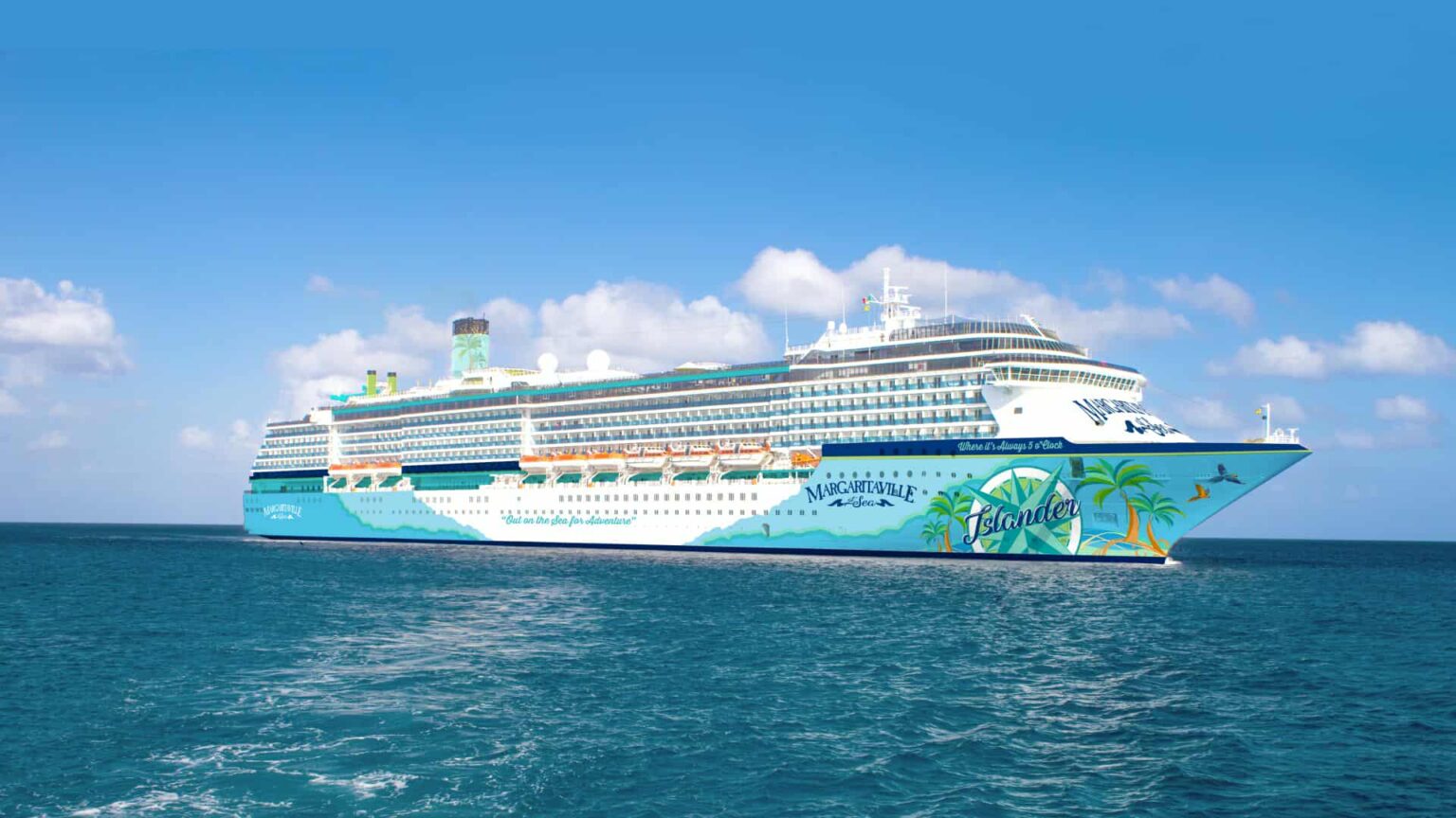 El barco más grande de Margaritaville at Sea Cruise tocará Puerto Plata en 2027
