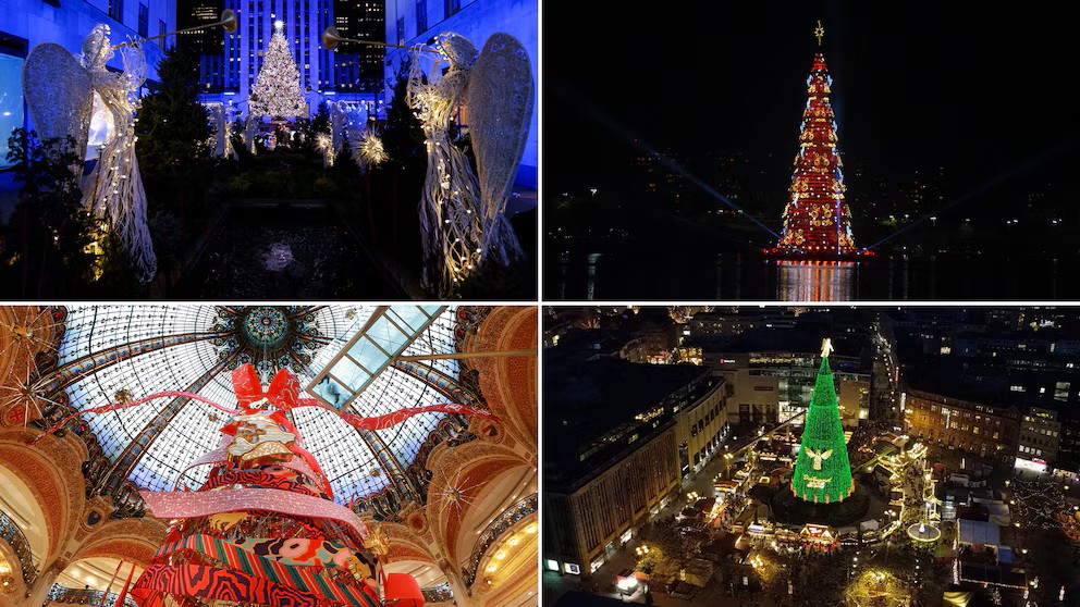Los 8 árboles de Navidad más icónicos del mundo: desde Nueva York hasta Río de Janeiro