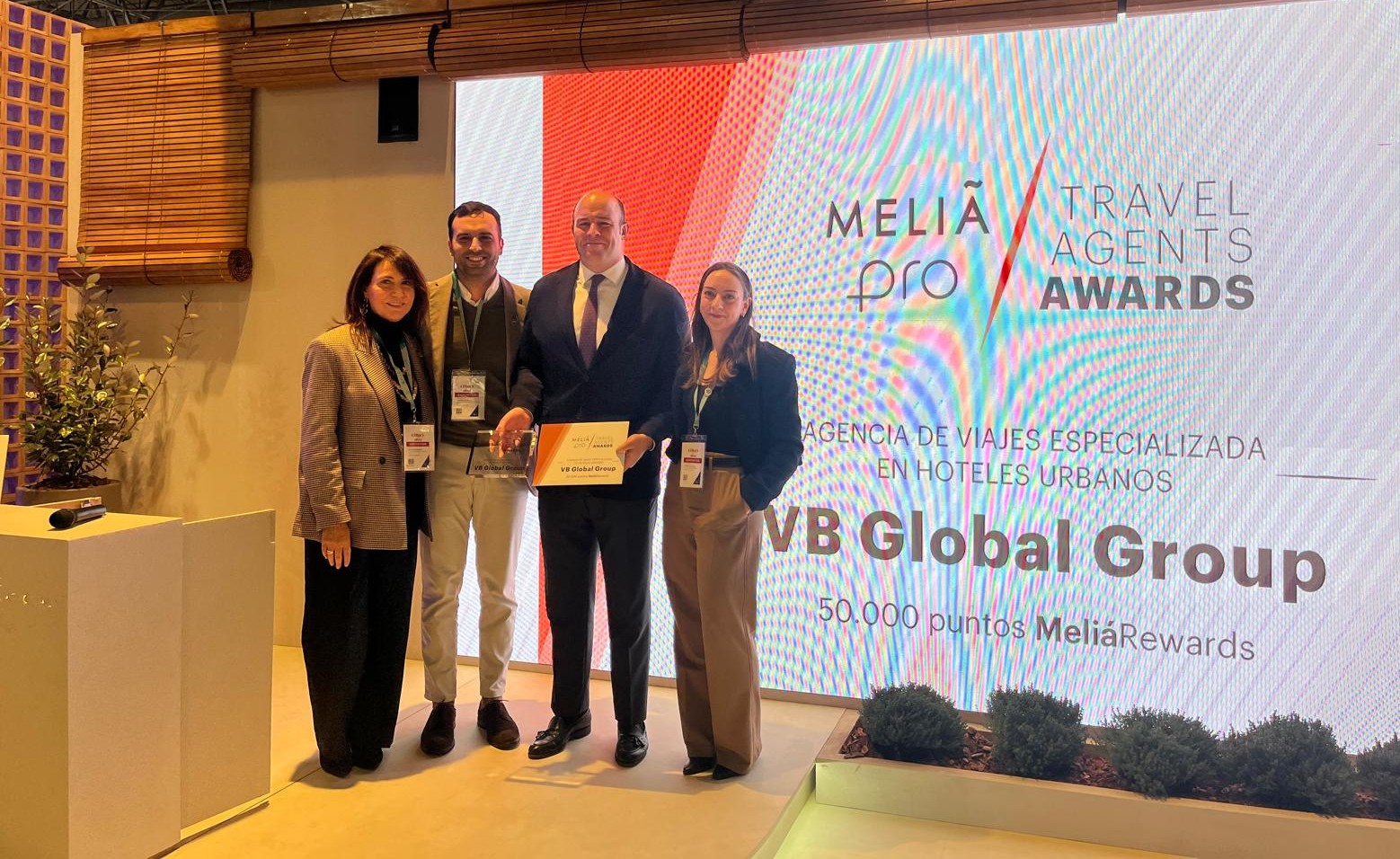 VB Group reconocida como Mejor Agencia Especializada en Hoteles Urbanos