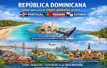 República Dominicana lidera nueva era de viajes globales junto a Portugal, Panamá y Estonia