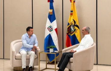 Encuestro reunion entre Luis Abinader y Daniel Noboa