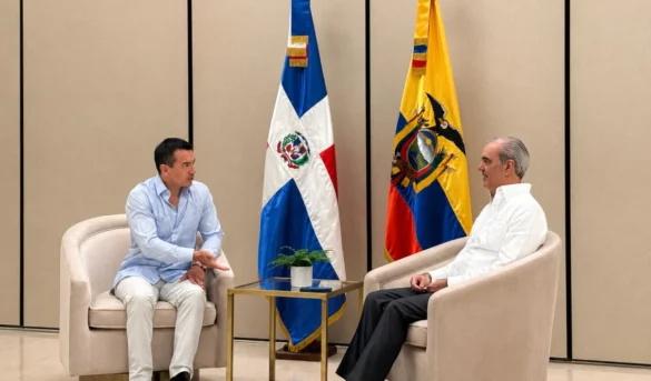 Encuestro reunion entre Luis Abinader y Daniel Noboa