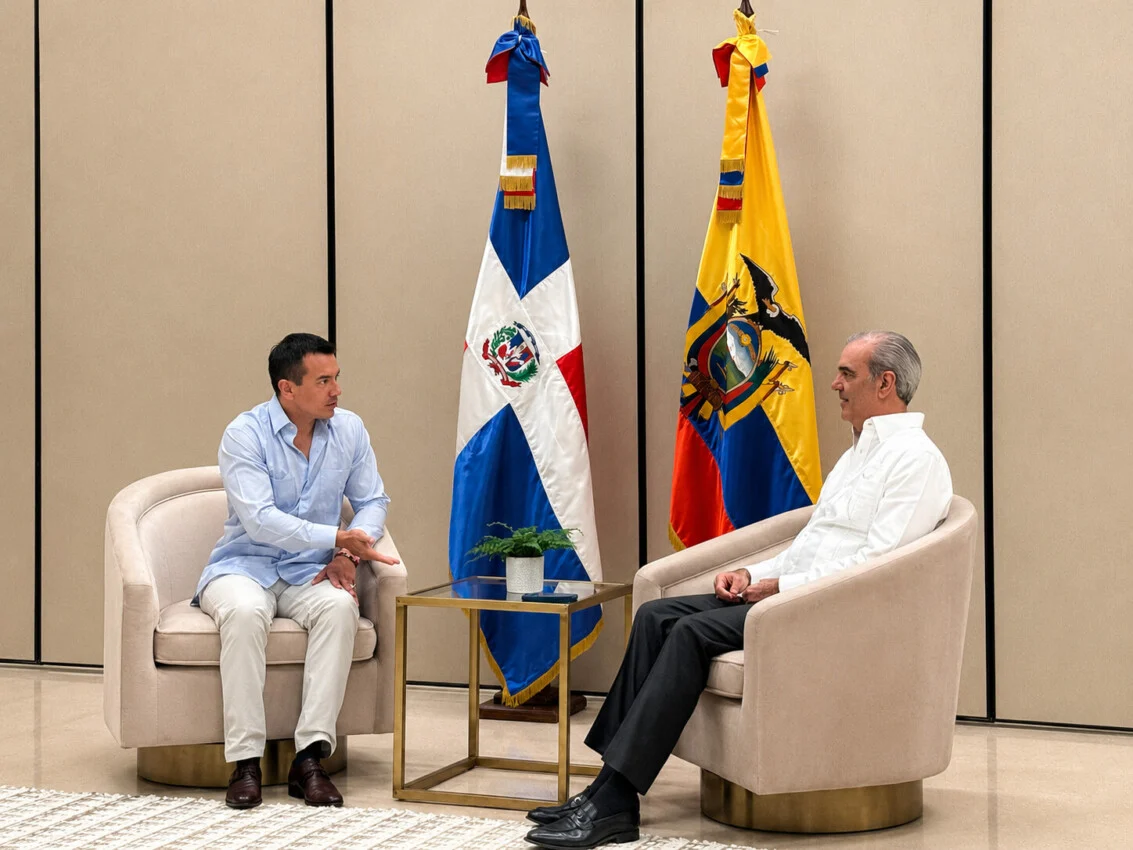 Encuestro reunion entre Luis Abinader y Daniel Noboa