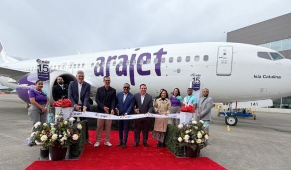 Aerolínea de la RD adquiere en Seattle su décimo quinto avión