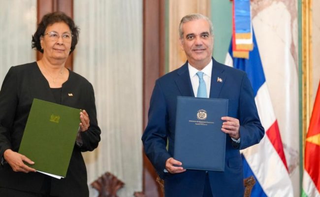 Acuerdo clave entre República Dominicana y Surinam: inversión, comercio y turismo a la vista