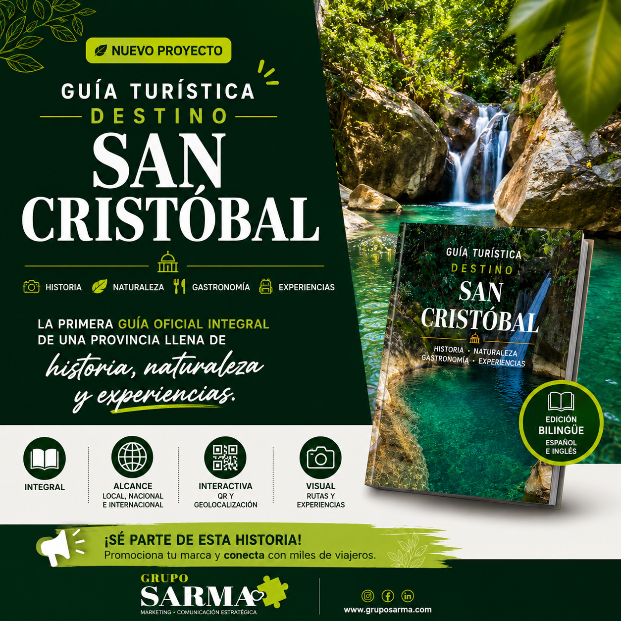 San Cristóbal apuesta por el turismo con su primera guía oficial del destino