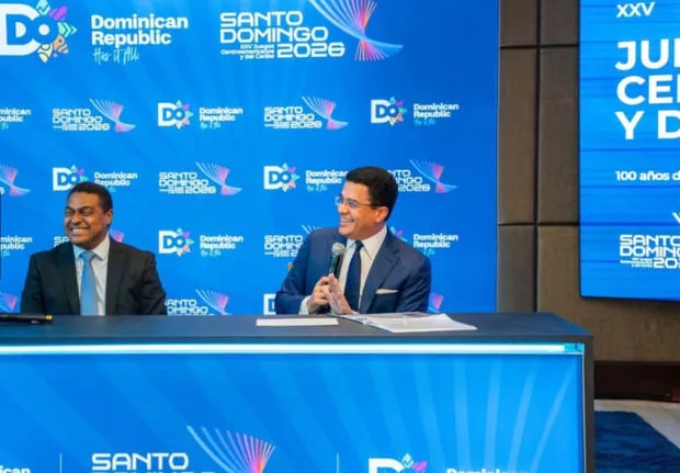 David Collado y José Monegro, presentan en Miami los Juegos Santo Domingo 2026