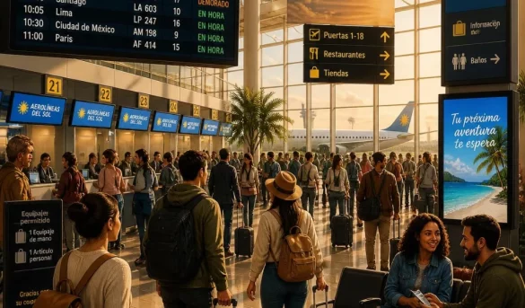 Tráfico aéreo de RD creció un 9.2% en mayo, uno de los mejores desempeños en la región